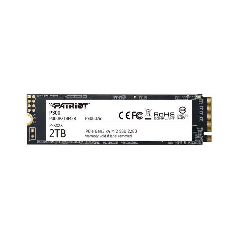 Patriot P300 2TB NVMe M.2 Internal SSD - مساحة تخزين